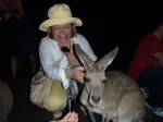 In Australia with beautiful marsupials!